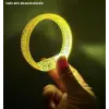 Bileklik Sarı Led Işıklı Baskı Yapılabilen Pilli Bilezik