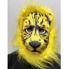 Maske Sarı Yeleli Sarı Saçlı Aslan si Mega Peluş 2 No