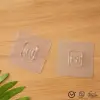 1 Adet Şeffaf Yapışkanlı Duvar Askısı Çift Kancalı Pratik Düzenleyici ()