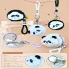 Cam Sevimli Panda Tasarımlı Peluş Anahtarlıklı Ayna