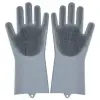 Kullanıma Uygun Sihirli Isıya Dayanıklı Silikon Çok Amaçlı Bulaşık Eldiven Fırçası Magic Gloves
