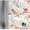 Kullanıma Uygun Silikon Uzun Saplı Kavanoz Yıkama Fırçası