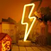 30 cm Kullanıma Uygun Şimşek Neon LED Lamba