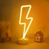 30 cm Kullanıma Uygun Şimşek Neon LED Lamba