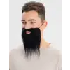 Kullanıma Uygun Siyah Renk Takma Sakal