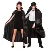 Pelerin Siyah Renk Yakalı Halloween i 120 cm