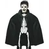 90 cm Ölçülü Siyah Renk Yakalı Halloween Pelerini
