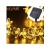 Kullanıma Uygun Solar Çiçekli Dekoratif 30 Led Bahçe Lambası