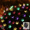 10 cm Kullanıma Uygun Solar Çiçekli RGB Dekorasyon Lambası