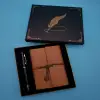 Defter Taba Deri ve Kalem Set