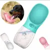 Beyaz Portatif Köpek Su Matarası