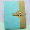 21 X 14.5 Cm Mıknatıslı Defter Termo Deri Turkuaz