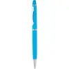 14 cm Kalem Touchpen Dokunmatik Turkuaz Metal