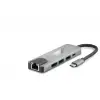 Type C 3.0 Hub Pd Hdmı 4K 30Hz Lan 100M 5 Port 5 Gbps Gri