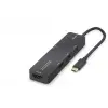 Type c 3.2 Gen1 Hub Pd Hdmı 4K 5 Port 5 Gbps Siyah