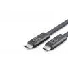 Type C Usb4 40 Gbps 240W 8K 60 Hz Şarj Ve Data Kablosu 0.5 M Siyah
