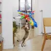 43x25 cm müzikli 2 adet Kullanıma Uygun Uçan Papağan Kedi Oyuncağı