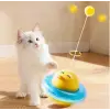 Mavi Kullanıma Uygun UFO Şekilli Ördek Kedi Oyuncağı
