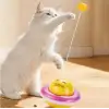Mavi Kullanıma Uygun UFO Şekilli Ördek Kedi Oyuncağı