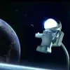 12 lümen 1adet Kullanıma Uygun Usb Astronot Lamba