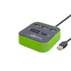 Usb Hub 3*Usb + Ms + Sd + M2 + Tf Yeşil