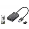 Usb Type c 3.2 Gen1 All İn One Kart Okuyucu Cf Sd Microsd Ms 5 Gbps Siyah C313 Çeşidi