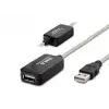 Usb Uzatma M Silver Siyah