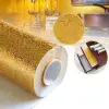 40 cm Kullanıma Uygun Yapışkanlı Gold Mutfak Tezgah Folyosu