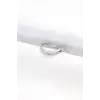 Yüzük Yassı Silver Renk ayarlı