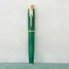 13 cm Kalem Yeşil Metal Tükenmez