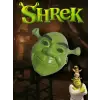 Kullanıma Uygun Yeşil Shrek Maskesi