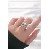 Yüzük Yıldız Model Silver Renk ayarlı