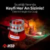 Kullanıma Uygun Yuvarlak Galvaniz Elektrikli Nargile Köz Ocağı