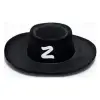 Maske Zorro Şapka Set Yetişkin