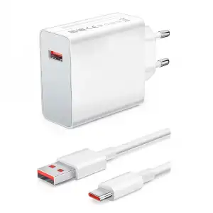 120Watt Turbo 1 x USB-A 1 Mt A to C Kablolu Duvar Şarj Aleti AC109