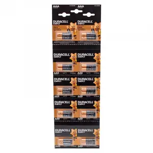 1.5V İnce AAA 20li Alkalin Pil LR03/MN20