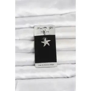 316L Cerrahi Çelik Deniz Yıldızı Model Göbek Piercing TJ-PR1384