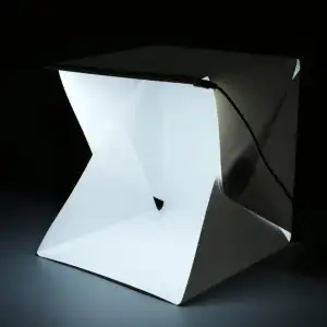 40 Cm Işıklı Ürün Çekim Çadırı Mini Fon Stüdyosu