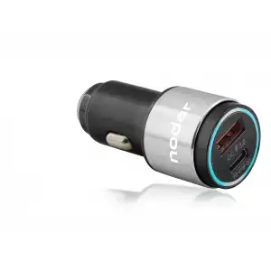 Araç Şarj Adaptörü Usb + Type-C Pd Qc 3.0 45W Metal - Siyah ND1076