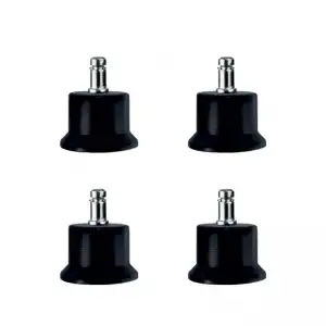 Bekleme Ayak Geçmeli Pimli - 50MM - Siyah 11MM HKS282 - 4 Adet