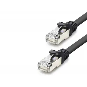 Cat7 Ethernet Patch Kablosu 10 Gbps 600 Mhz 5 M - Siyah HDX5093
