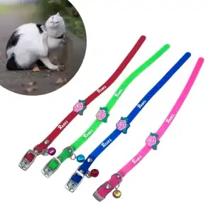 Köpek Boyun Tasması Çıngıraklı Zilli Slikon Kedi Renkli