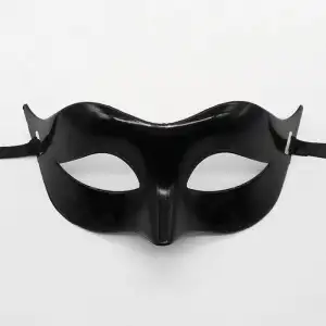 Siyah Renk Masquerade Kostüm Partisi Venedik Balo Maskesi