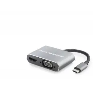Type-C Hub Hdmi 4K Vga 2 Port Gri HDX7838