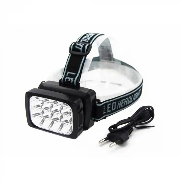 Kafa Lambası 12 Ledli Güçlü Şarjlı 064
