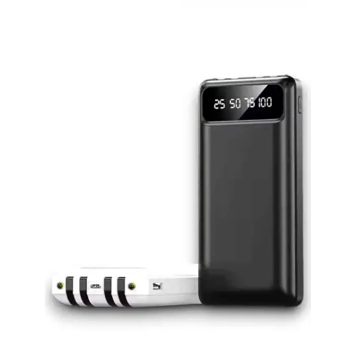 Hızlı Şarj Özellikli 20.000 Mah Powerbank 4 Çıkışlı Siyah
