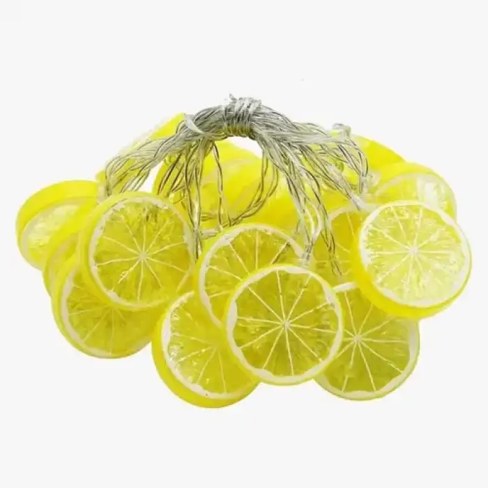 Dekoratif Limon LED Işık 2m 10 Adet Yaz Temalı