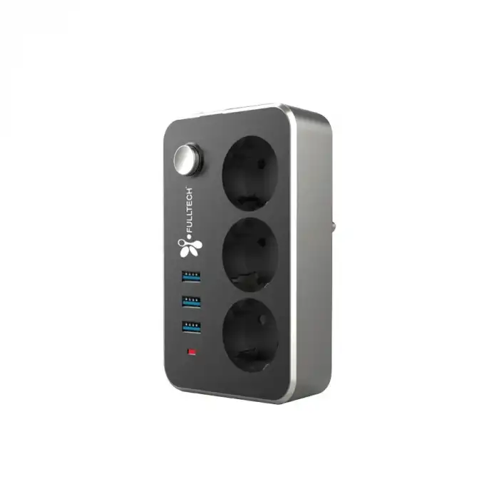 2 Metre 3 adet 3 Priz 3XUSB 2 Mt Kablo Anahtarlı Akım Korumalı Priz TGFTR02