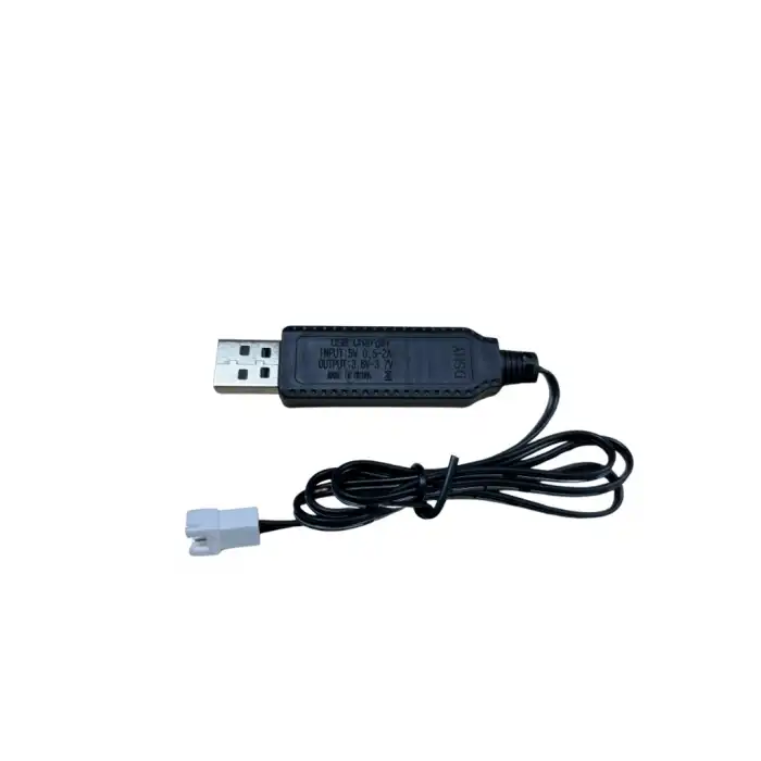 Şarj Kablosu 3.7V Li ion SM 2P Soket Oyuncak Bataryası USB