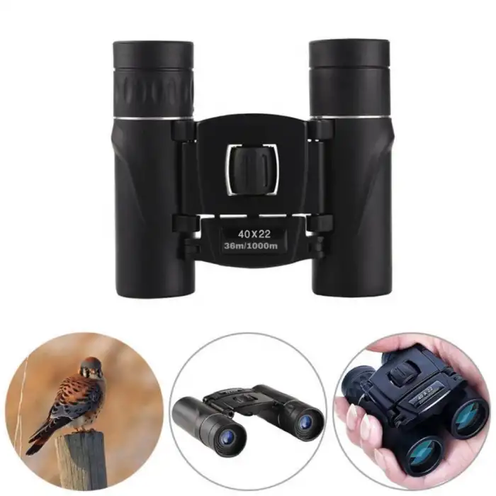Dürbün 40x22 Cepte Taşımalı Kauçuk Kaplamalı Mini 1000m/36m
